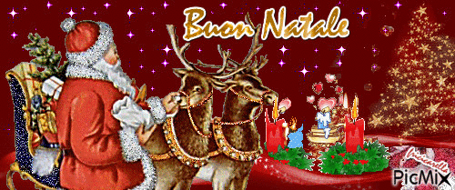Buon Natale2 - Animovaný GIF zadarmo