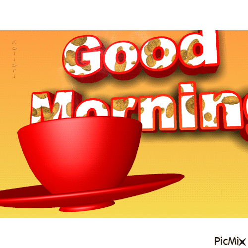 Good morning - Bezmaksas animēts GIF
