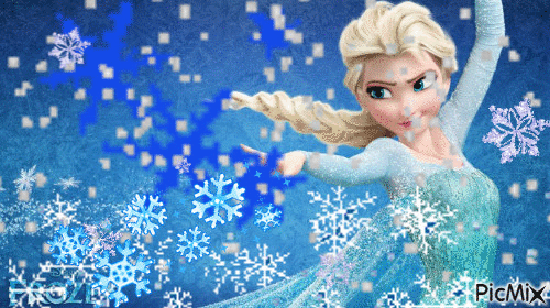 the reine des neiges - 無料のアニメーション GIF