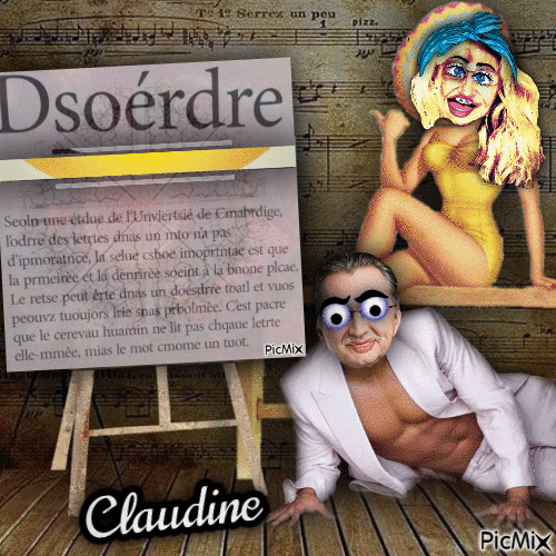 Dsoérdre - Désordre - Бесплатный анимированный гифка