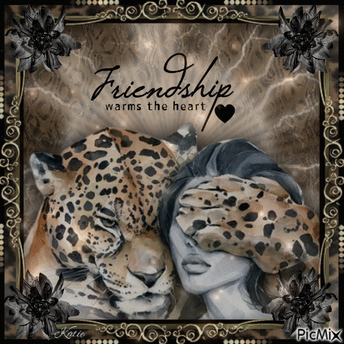 My Friend The Leopard. - GIF animé gratuit