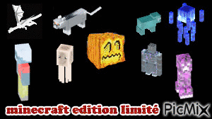 minecraft edition limité - Bezmaksas animēts GIF