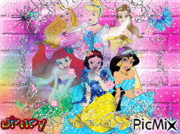 Disney : les princesses - Gratis geanimeerde GIF