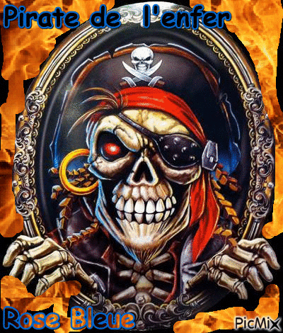 pirate de l'enfer - Безплатен анимиран GIF