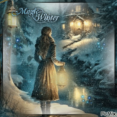 Magischer Winter - Gratis animeret GIF