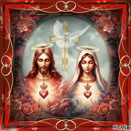 Jésus & Marie, Esprits de Bénédiction - Zdarma animovaný GIF