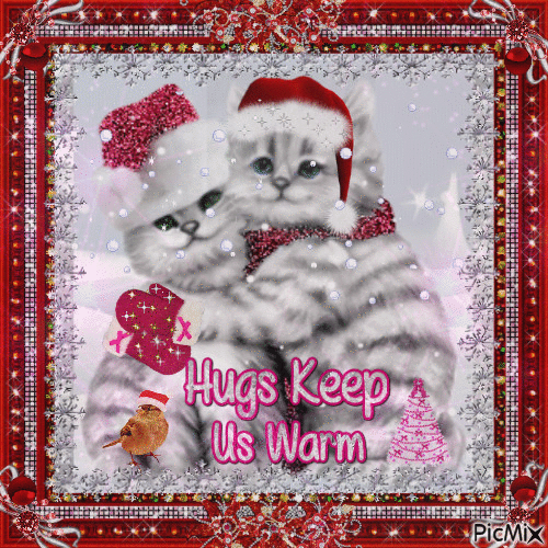 Hugs Keep Us Warm - Zdarma animovaný GIF