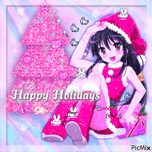 happy holidays - Gratis animerad GIF