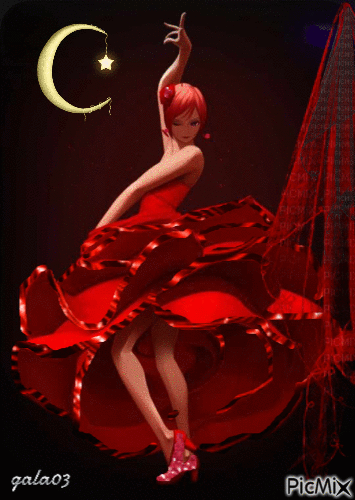 Flamenco - GIF animé gratuit