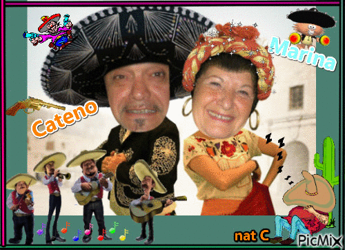 Cateno & Marina au mexico - GIF animado gratis