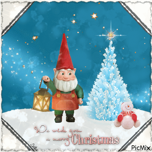 We wish you a Merry Christmas - GIF animate gratis