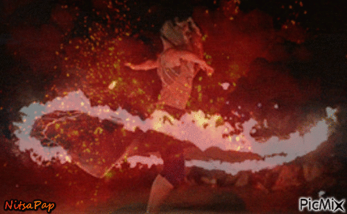 Dance of fire.❤ - GIF animado gratis