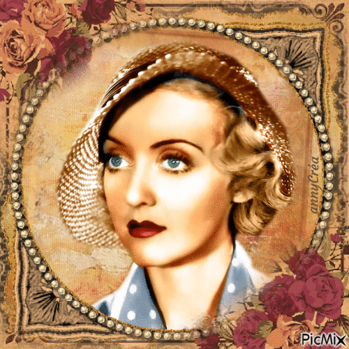 Vintage - Bette Davis - Безплатен анимиран GIF