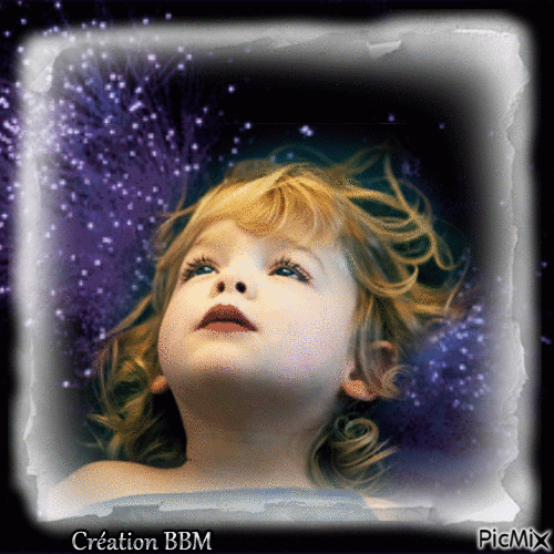 Portrait fillette par BBM - Zdarma animovaný GIF