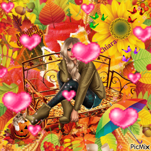 autumn love - Gratis animerad GIF