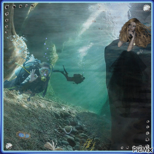 Muy muy en el fondo del mar habita.... - Free animated GIF