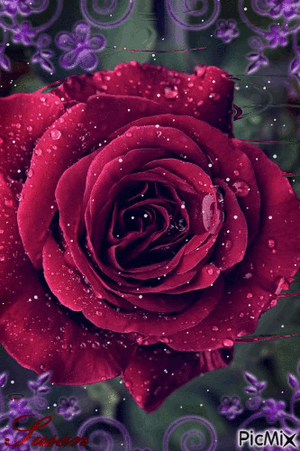 Rosa nevando - Gratis geanimeerde GIF