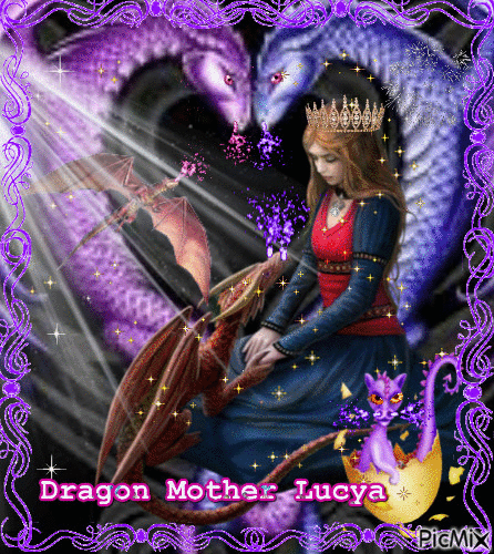 DRAGON MOTHER LUCYA - Zdarma animovaný GIF