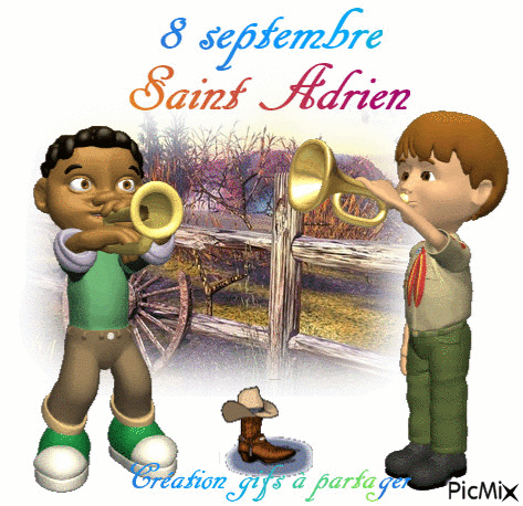 Saint Adrien - Ilmainen animoitu GIF