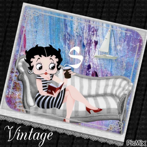 Vintage Betty Boop - png ฟรี