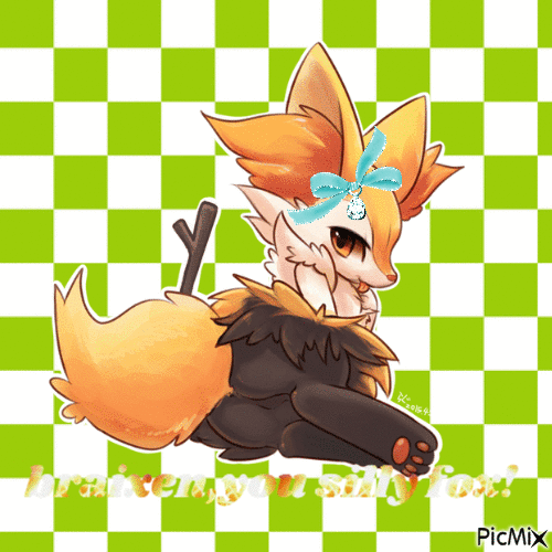 Silly braixen - 無料のアニメーション GIF