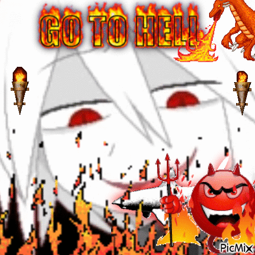 go to hell - Darmowy animowany GIF