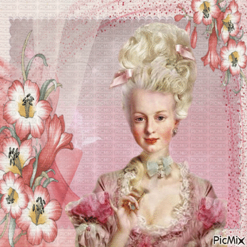 Marie-Antoinette. - GIF animado grátis