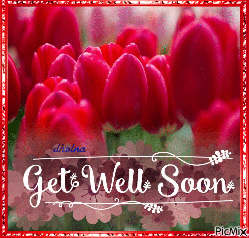 Get well soon - Gratis animeret GIF