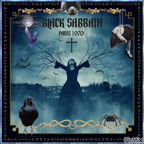 Black Sabbath Ozzy Osbourne - Gratis geanimeerde GIF