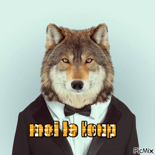 moi le loup - 無料のアニメーション GIF