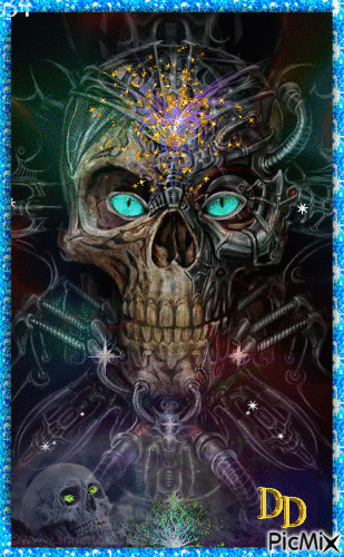 skull fantasy - Gratis geanimeerde GIF