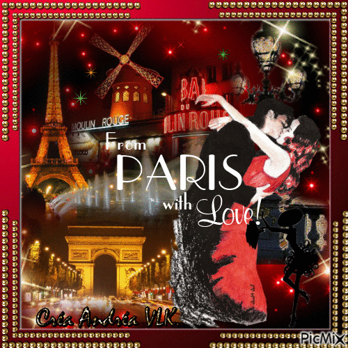 PARIS BY NIGHT - GIF animado gratis