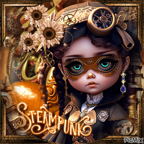 Enfant steampunk...concours - GIF เคลื่อนไหวฟรี