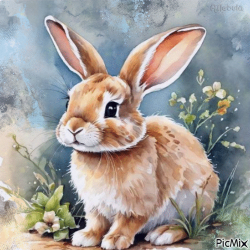 Rabbit-contest - GIF animé gratuit