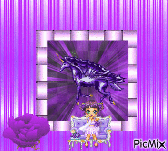 violet - GIF animado gratis