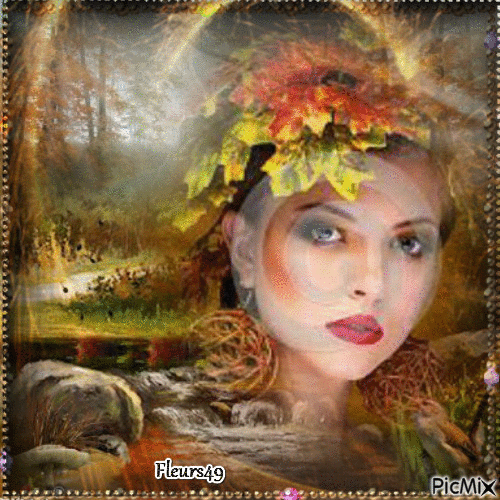Portrait automne - Δωρεάν κινούμενο GIF
