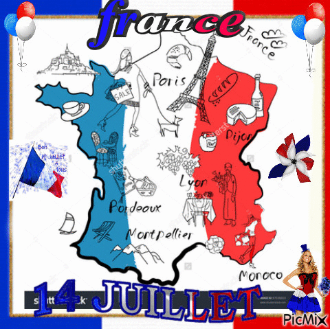 Notre France - Zdarma animovaný GIF