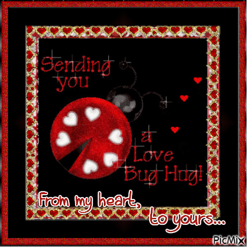 Love Bug Hug - Бесплатный анимированный гифка