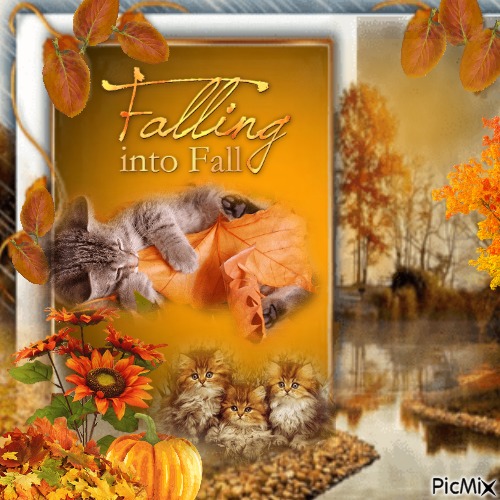 Falling Into Fall - png gratis