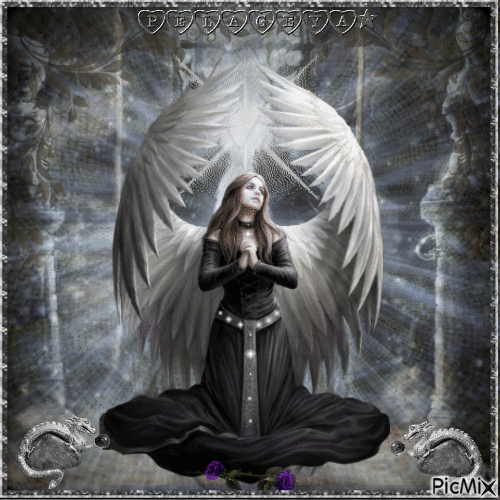 Dark angel - Бесплатный анимированный гифка