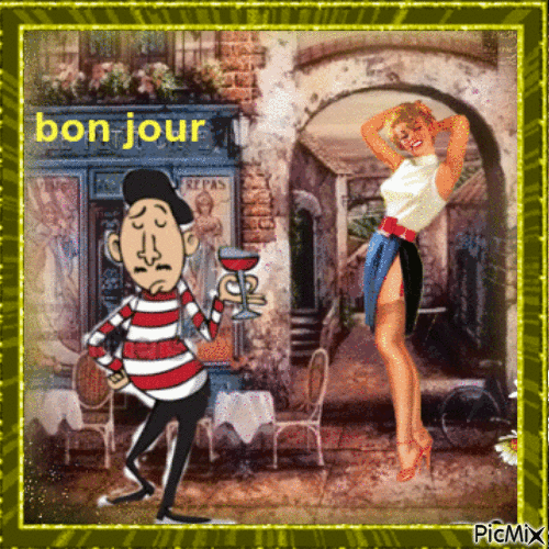 BONJOUR - Ücretsiz animasyonlu GIF