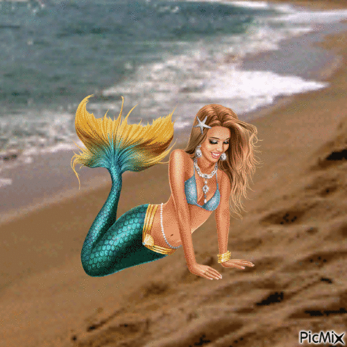 Mermaid - Ingyenes animált GIF