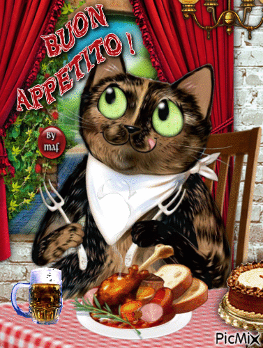 Buon Appetito ! - Gratis animeret GIF