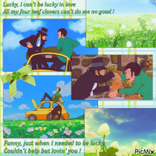 lupin and jigen - Free animated GIF