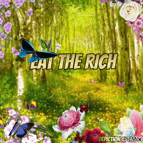 eat the rich - 免费动画 GIF