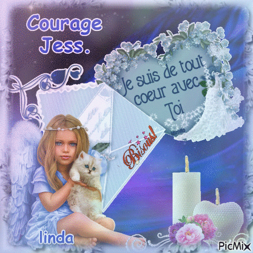Courage pour toi Jess. - Animovaný GIF zadarmo