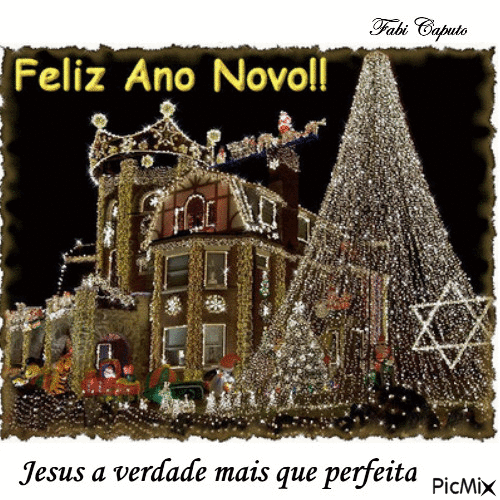 Feliz Ano Novo 4 - Бесплатный анимированный гифка
