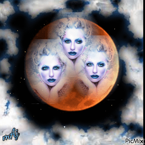 Concours "Les visages de lune" - Gratis geanimeerde GIF