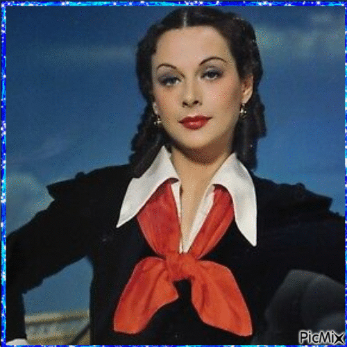 Hedy Lamarr - GIF animé gratuit