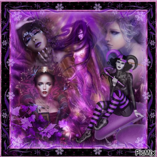 Purple Fantasy - png gratis
